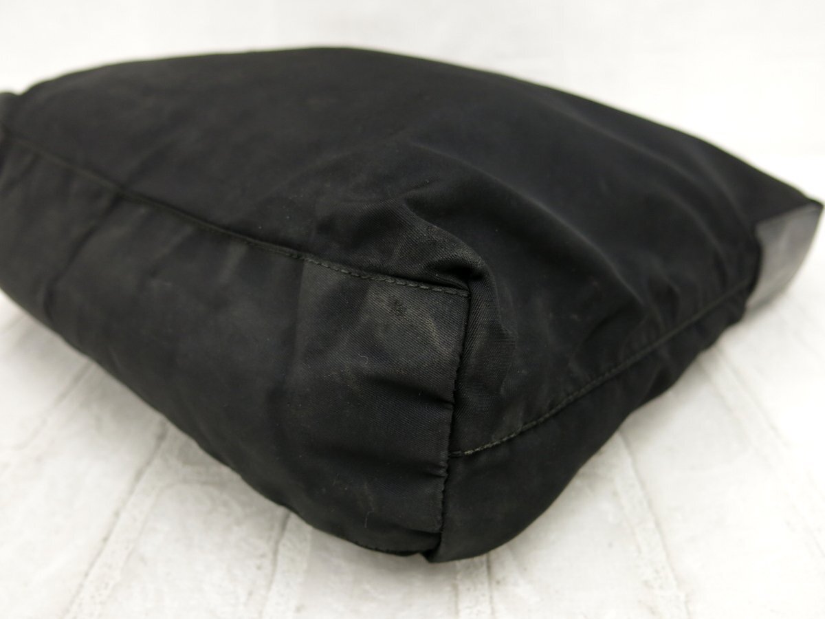 ◇PRADA プラダ◇ナイロン カーフ レザー 本革◇ショルダー バッグ 