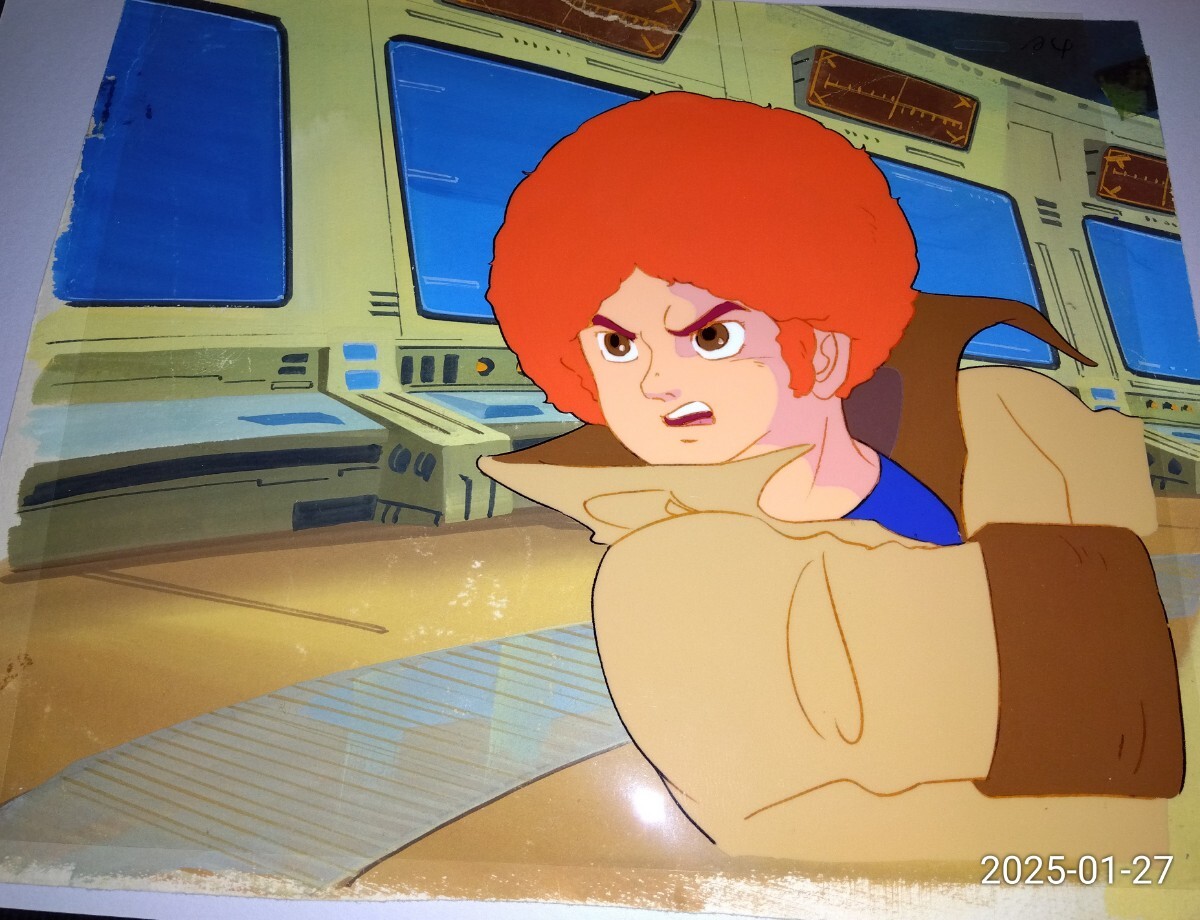 セル画 伝説巨神イデオン ユウキ・コスモ 伝説巨神 イデオン OPセル画 