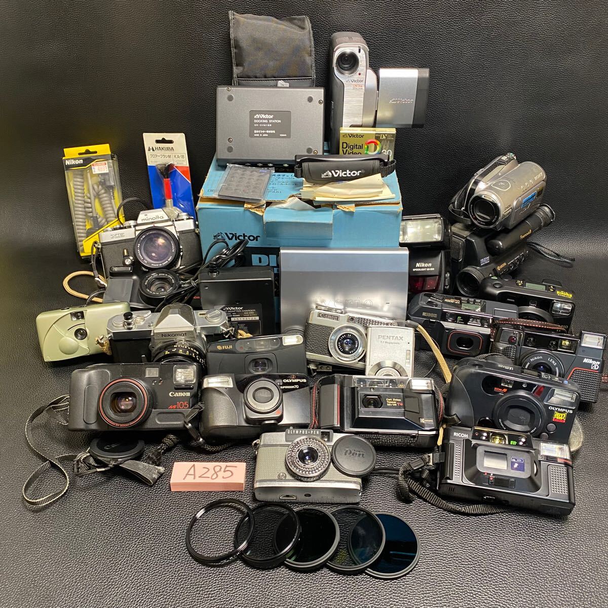 A285 ジャンク1円スタート カメラおまとめ Canon PENTAX OLYMPUS 