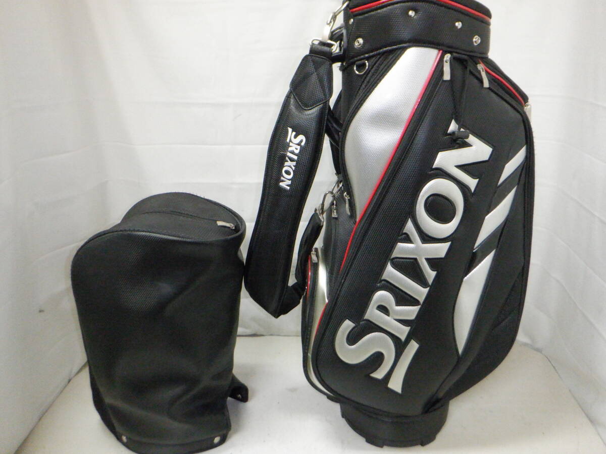 SRIXON★スリクソン★ダンロップ★9.0型★中古★良品★カート(BK)ゴルフ キャディバック