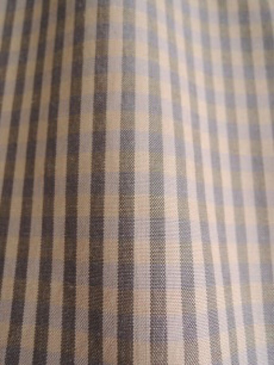 AURALEE / FINX WEATHER CLOTH CHECK COAT AURALEE FINX POLYESTER