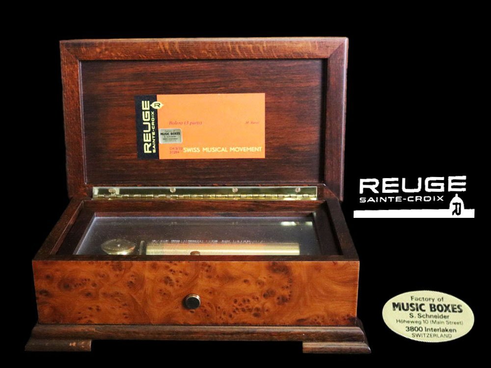 江】スイス製 REUGE MUSIC リュージュミュージック オルゴール CH3/72