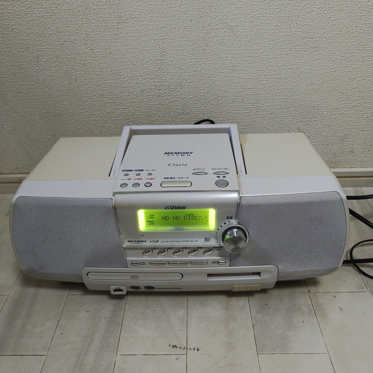 オーディオ機器 JVC ビクター RD-M2-P Clavia MEMORY 512MB