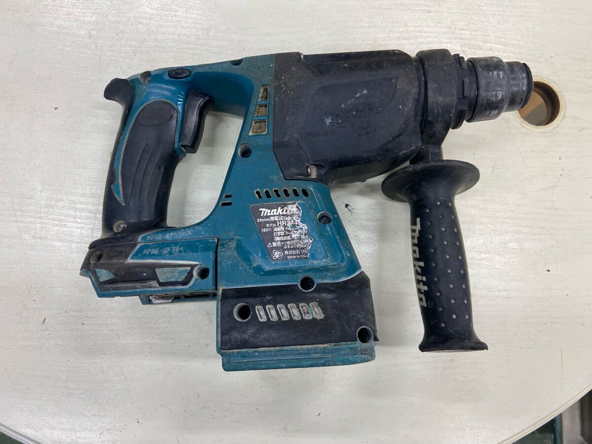 ☆中古品☆makita マキタ 24mm 18V 充電式ハンマドリル HR244D 本体 