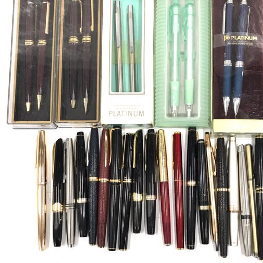 プラチナ 万年筆 ペン先 18K 他 パイロット エリート 等 シャープペン 含む 現状品 総重量約1.5kg まとめ_4