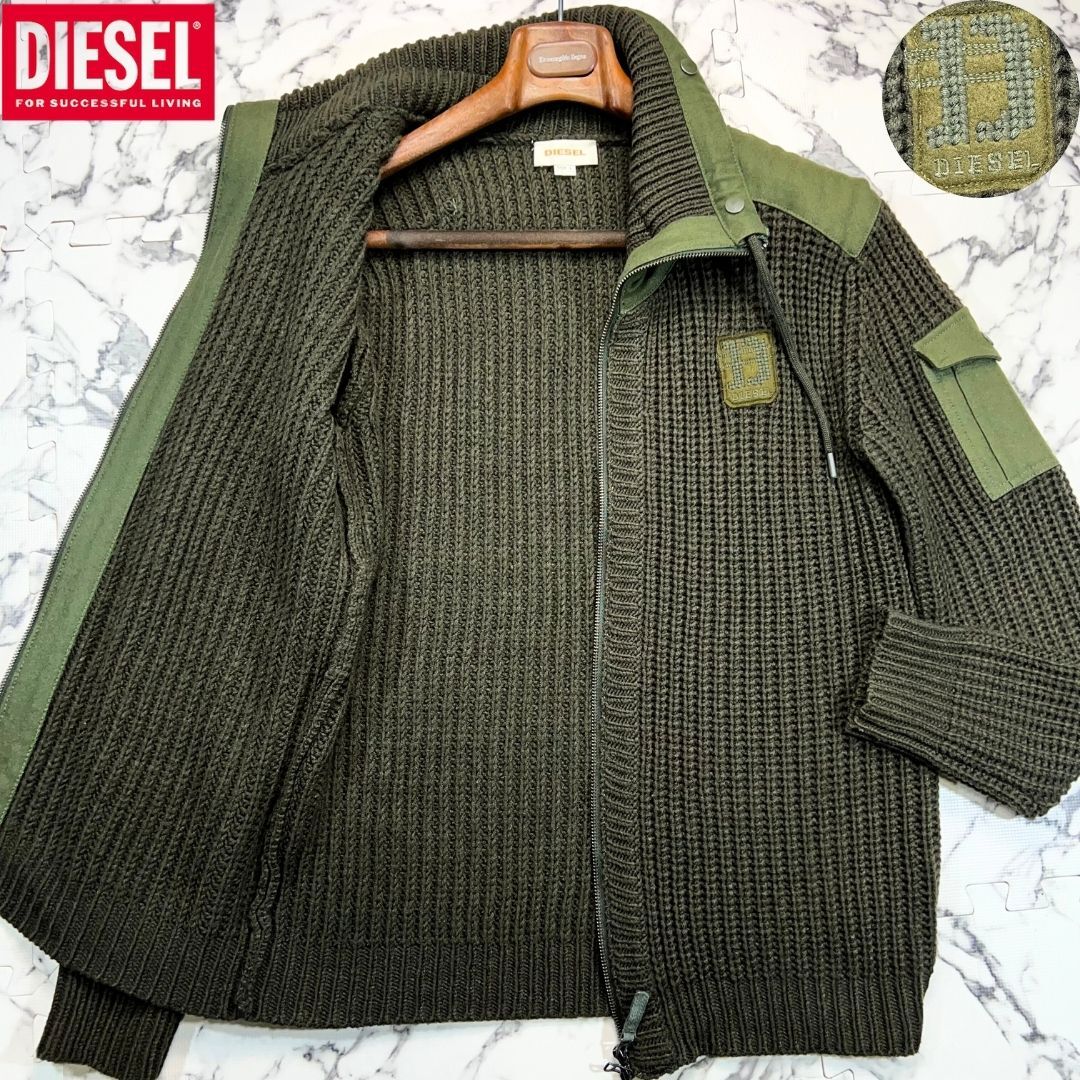 美品/ミリタリーデザイン (L~XL位)○DIESEL ディーゼル ドライバーズ 