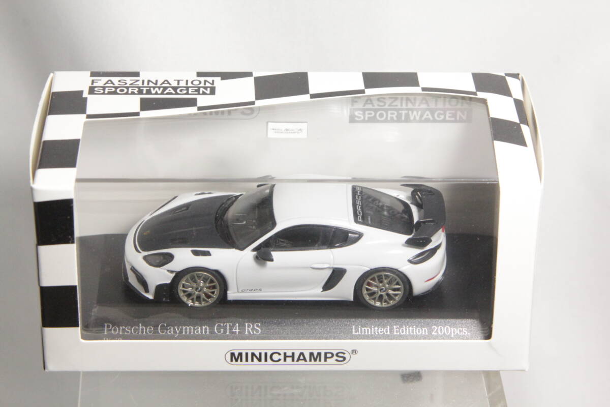 MINICHAMPS 1/43 ポルシェ 718 ケイマン GT4 RS 2021 White 番