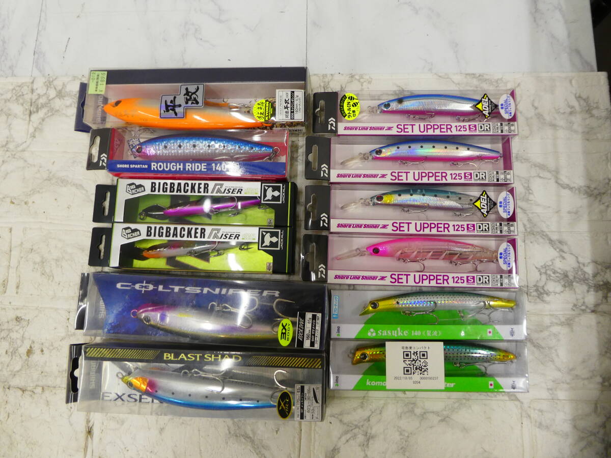数量限定，格安 ルアー 品 ダイワ ショアラインシャイナー Z セットアッパー JACKALL SHIMANO sasuke komomo など 12点 おまとめ 1円スタート(ルアー用品)｜売買されたオークション情報、yahooの商品情報をアーカイブ その他