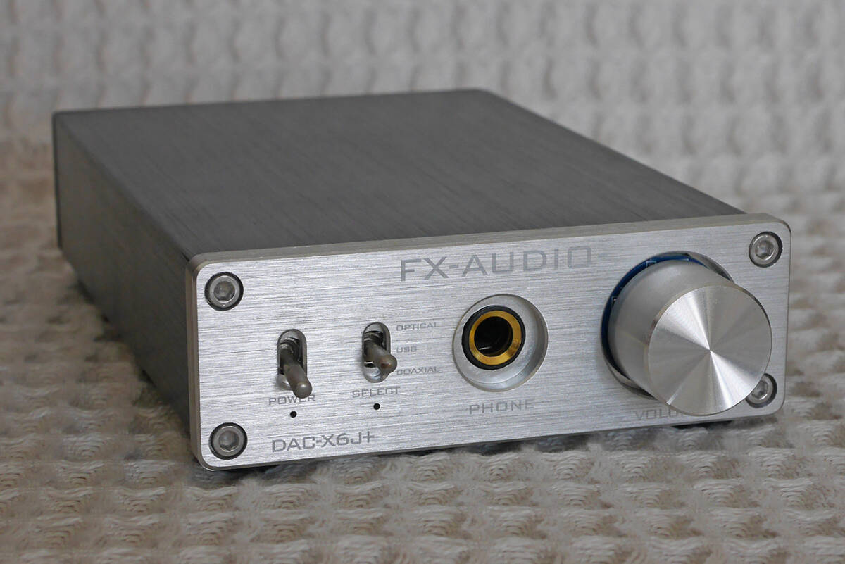 FX-AUDIO DAC-X6J＋ シルバー 据え置き型 動作確認済み 美品