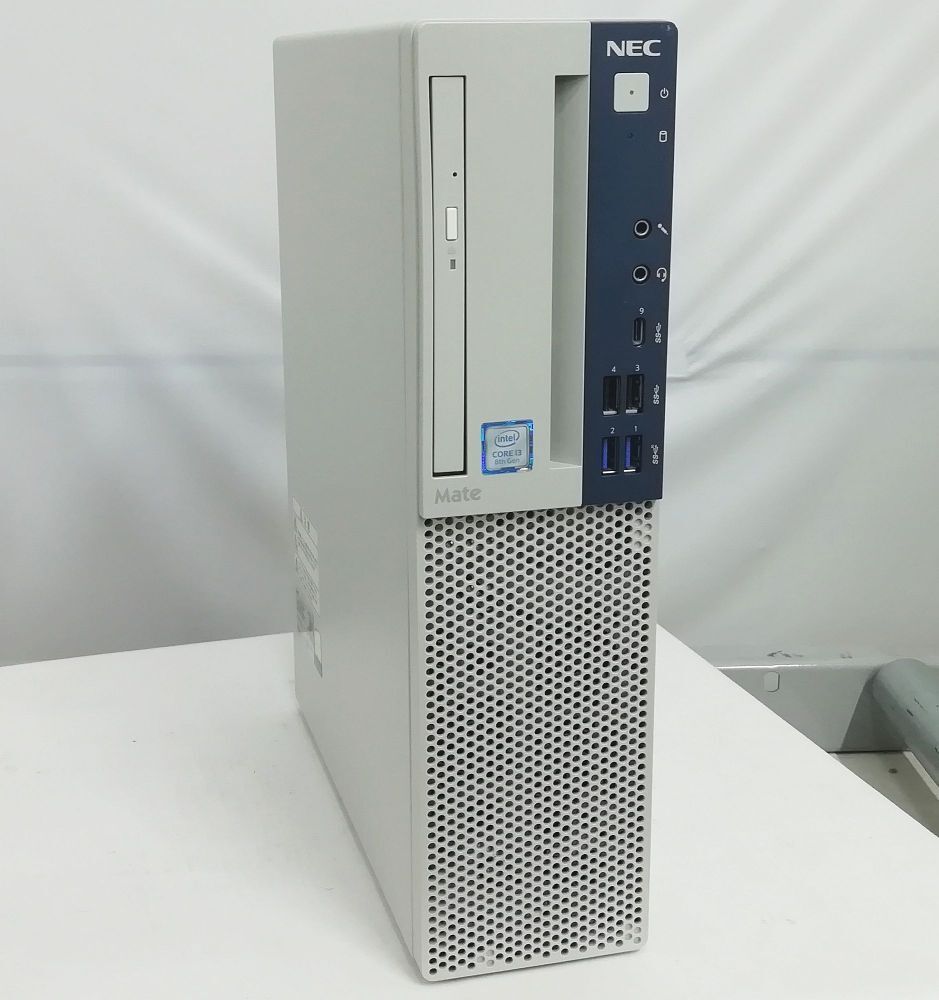 1円スタート NEC Mate MB-3 PC-MKL36BZG3 Core i3 8100 メモリ16GB SSD256GB Windows ...