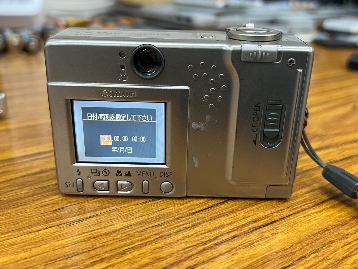 Canon キャノン デジタルカメラ IXY 200 バッテリー付き 通電済み 