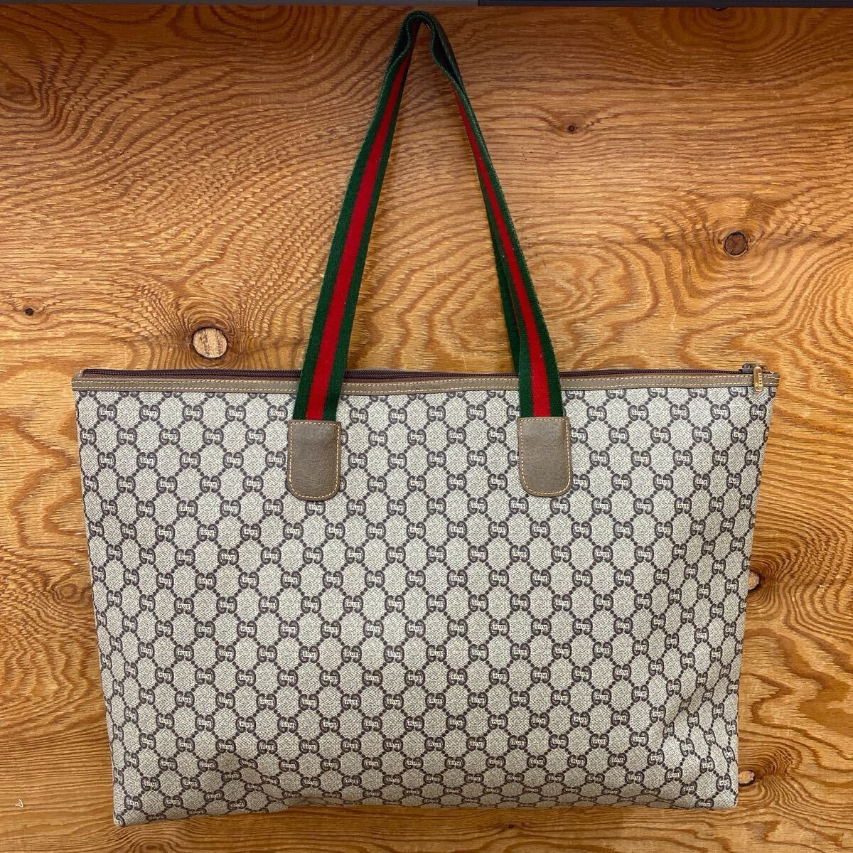 VINTAGE GUCCI Plus ヴィンテージ グッチプラス GGPLUS トートバッグ 