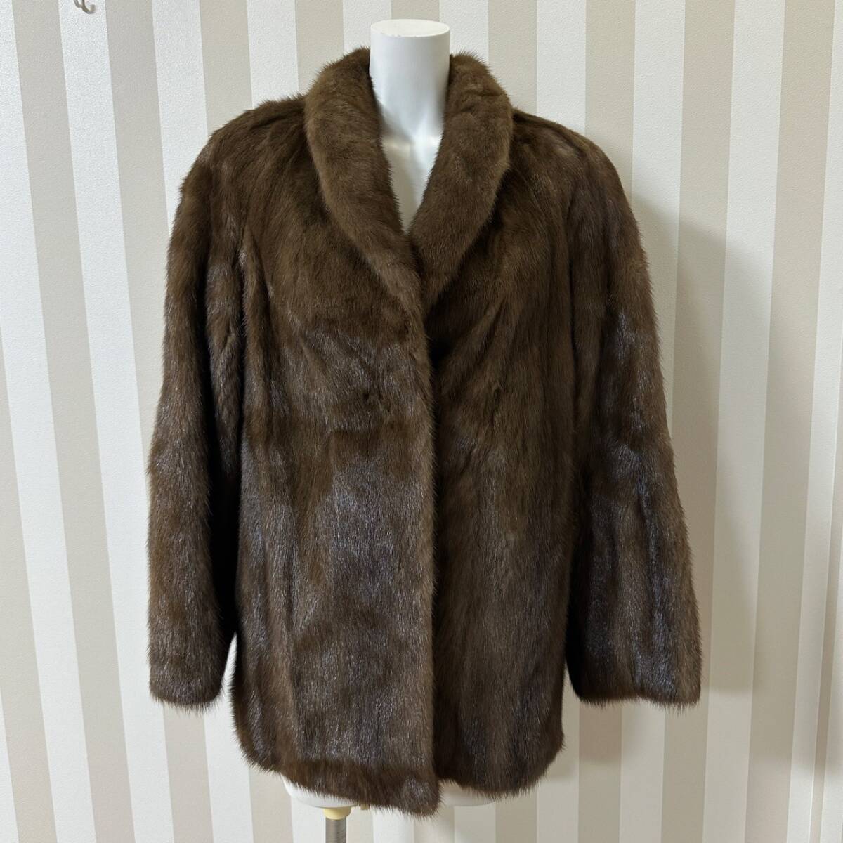 サガミンク saga minkの通販 コート MINK SAGA ファー -サガミンク 