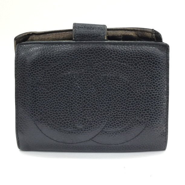 CHANEL シャネル 二つ折り財布 ココマーク 3865429【DBADB007】