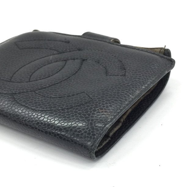 CHANEL シャネル 二つ折り財布 ココマーク 3865429【DBADB007】