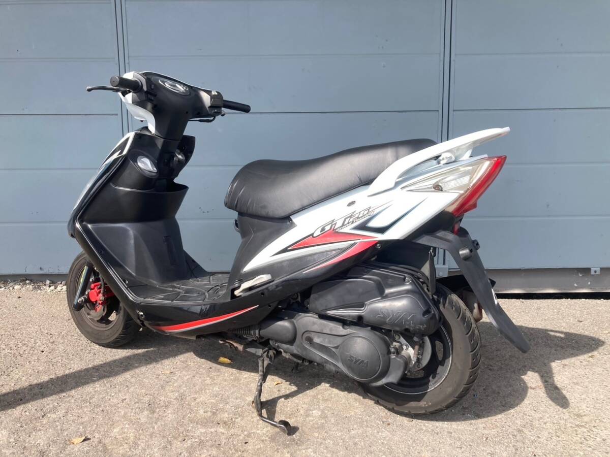 神戸明石発！SYM GT125 (RFGHM12V79S) 125ccでファミリー特約で乗れる経済的なこの子♪ 再生ベースや部品取り等に♪検）RV125Z1_4