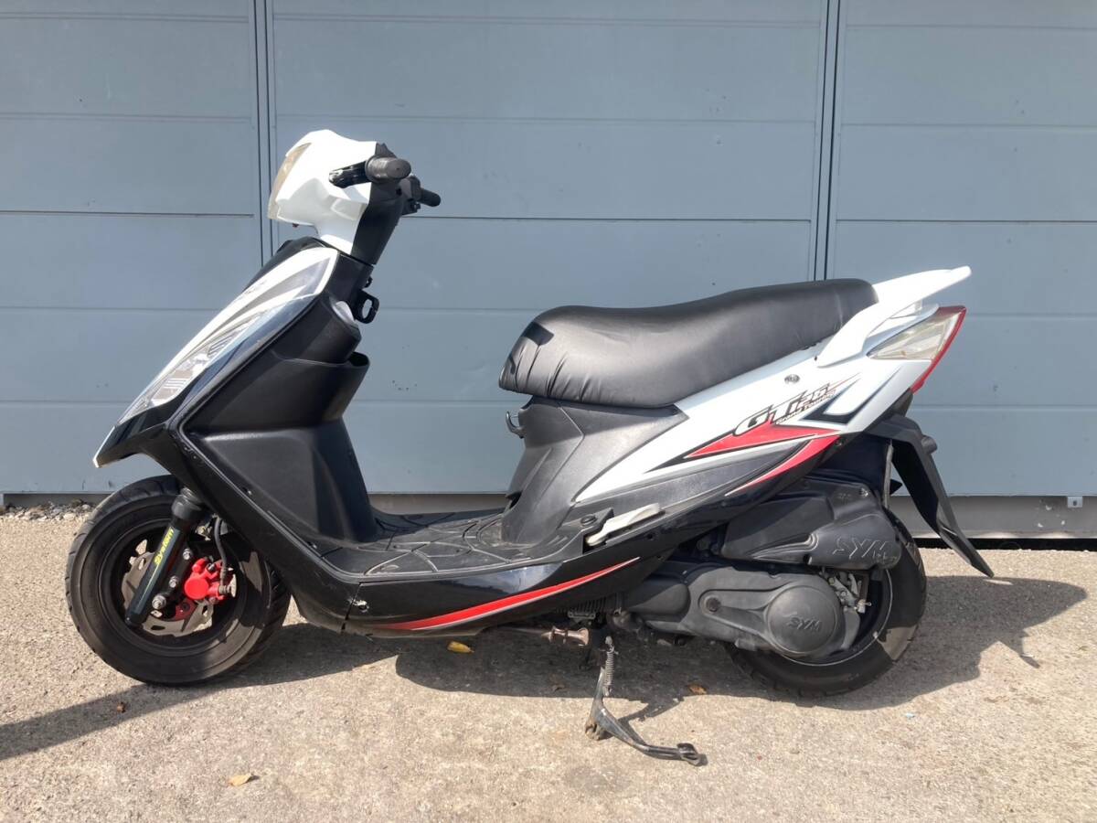神戸明石発！SYM GT125 (RFGHM12V79S) 125ccでファミリー特約で乗れる経済的なこの子♪ 再生ベースや部品取り等に♪検）RV125Z1_5