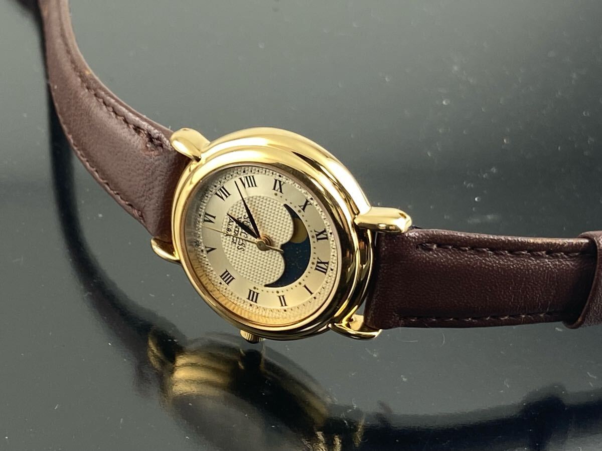 1円～☆レディース腕時計 クォーツ セイコー SEIKOムーンフェイズ ALBA