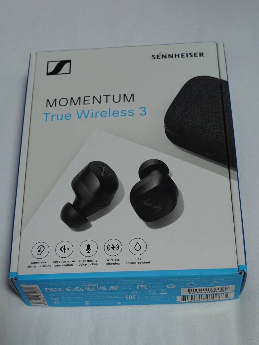 SENNHEISER TWS Momentum True Wireless 3 MTW3 BLACK 中古品