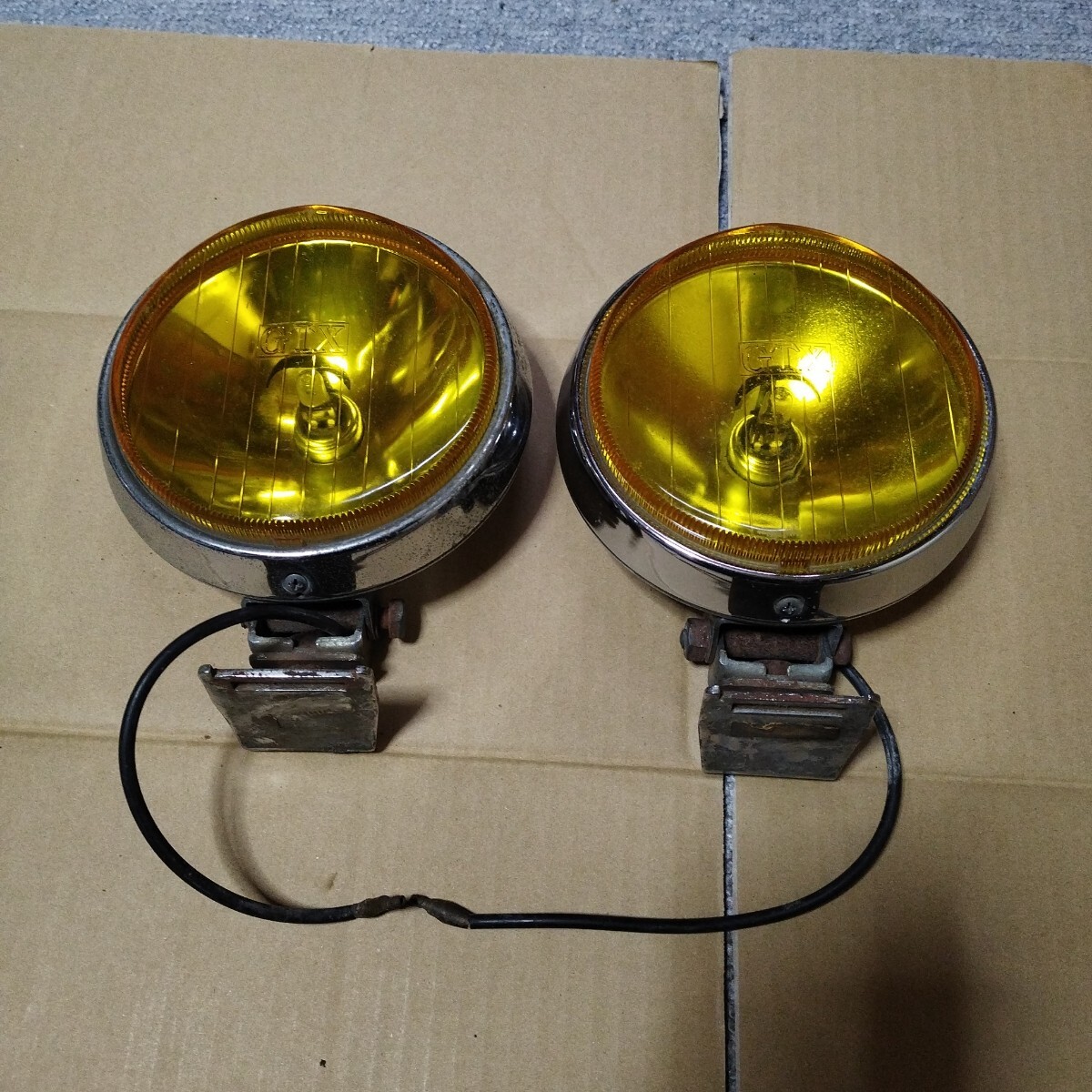 得価,大人気 フォグライト GTX 旧車 ハコスカ ケンメリ フォグランプ 昭和レトロ ★動作未確認