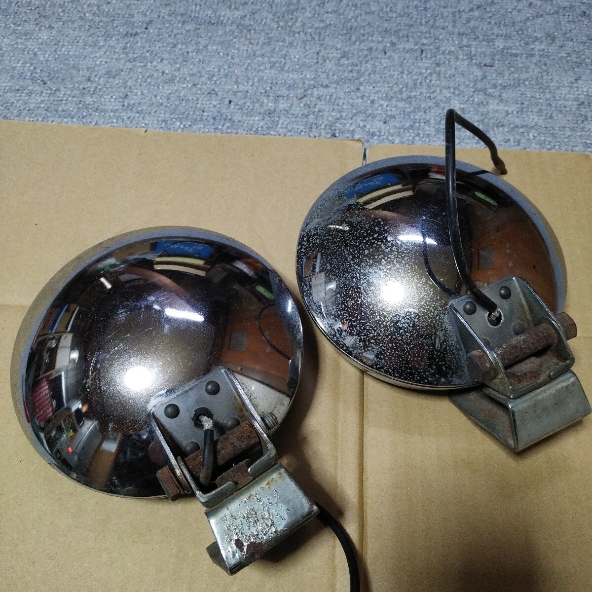 得価,大人気 フォグライト GTX 旧車 ハコスカ ケンメリ フォグランプ 昭和レトロ ★動作未確認