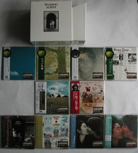 WAボックス付！ジョン・レノン国内盤紙ジャケ帯付CD!10枚セット_1