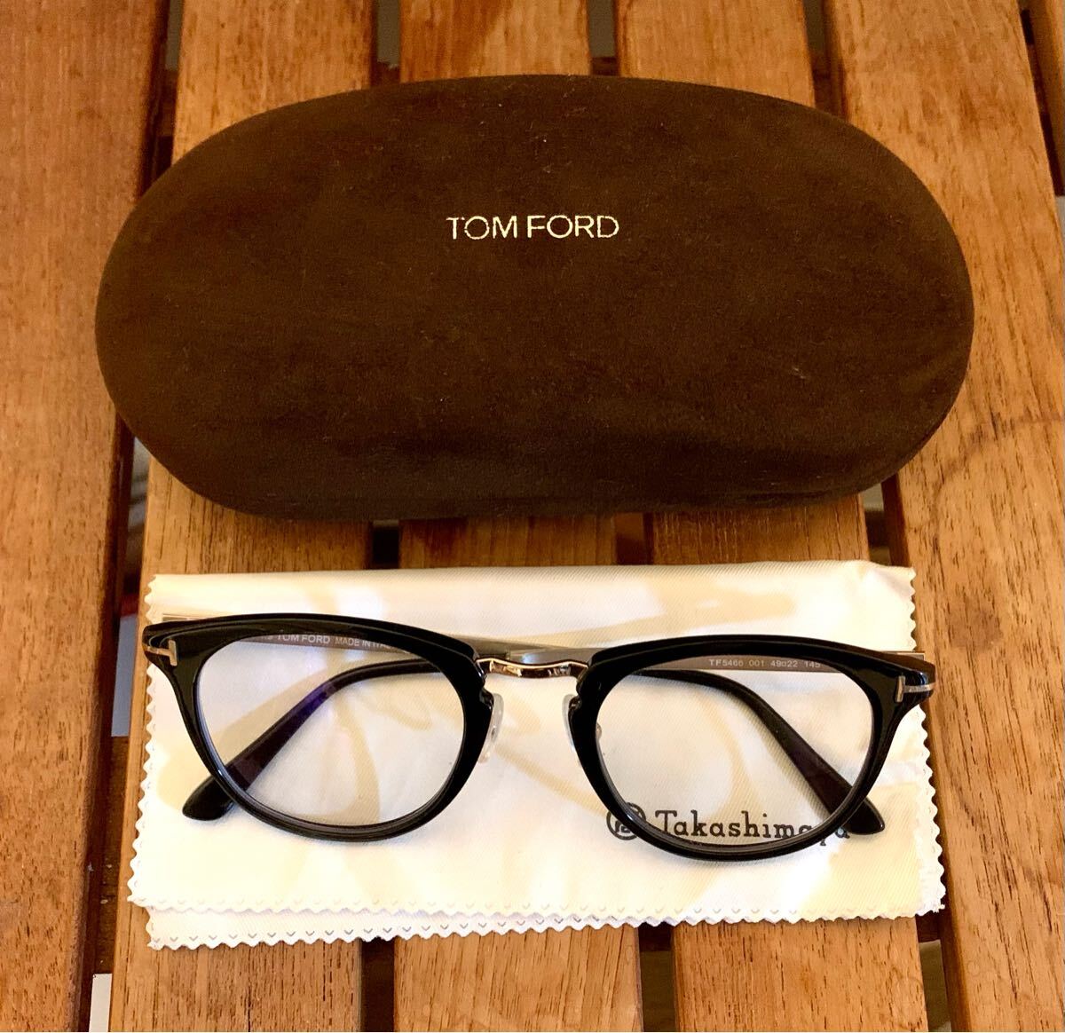 TOMFORD トムフォード TF5466 001 ウェリントンシェイプ メガネ メガネ 