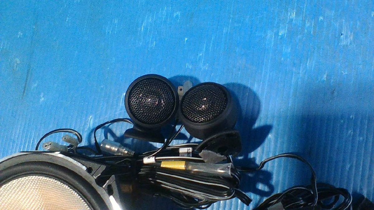 KENWOOD ケンウッド 社外 3Wayセパレート 17cm スピーカー KFC-XS174S ツイーター付 コーン・エッジ破れ無し 音出し確認OK①_2