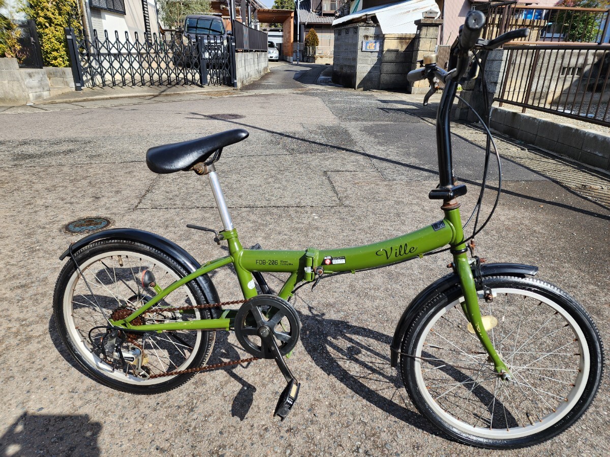 FDB-206 20インチ Ville 折りたたみ自転車 FDB206 Coleman 20インチ 