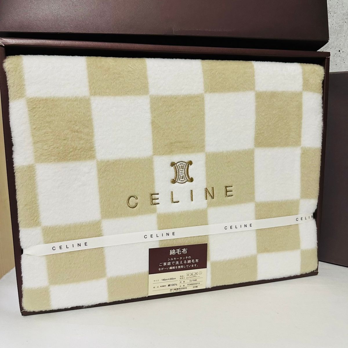 sn2034【120】//CELINE☆2点セット 未使用品 長期保管品 セリーヌ 綿