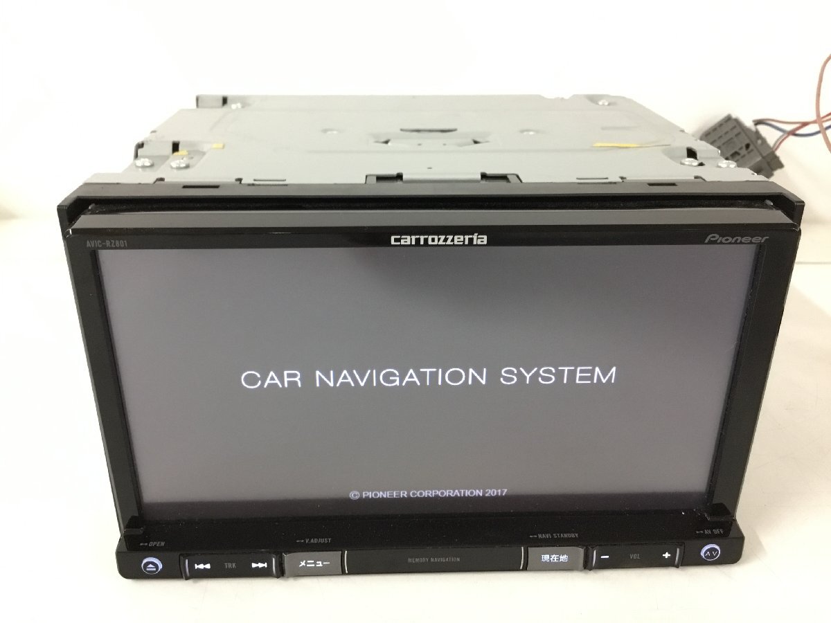 売り切り！ カロッツェリア パイオニア メモリーナビ AVIC-RZ801 地図データ2017年 　　　　　　　　　　 　　2500336 2J9-3 理　　　 メモリーナビ カロッツェリア パイオニア 売り切り出品！carrozzeria メモリーナビ⁄TV 保証付