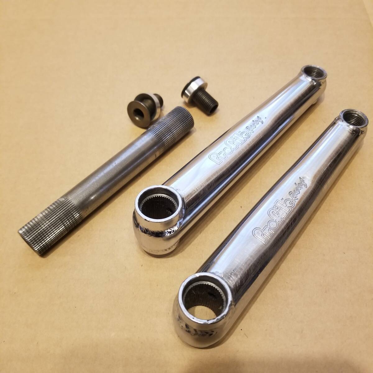 【希少160mm】profile クランク 19mm fgfs ピスト bmx レア プロファイルレーシング クランク 160 トラックバイク ピスト