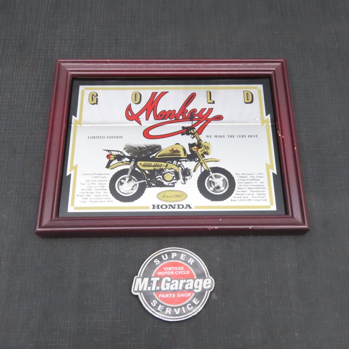Honda Gold Monkey パブミラー ホンダ バイク モンキー 鏡 Honda