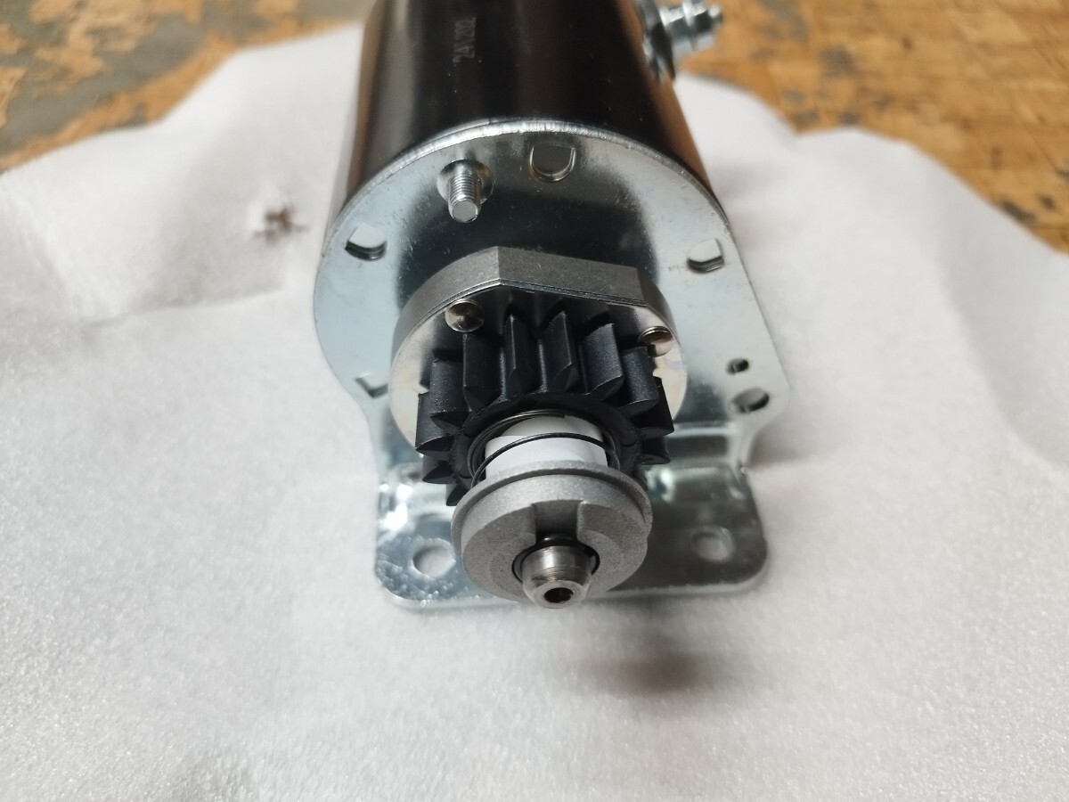 【長期保管品】ヤナセ 810HST セルモーター　スターターASSY　廃盤　除雪機　エンジン_4