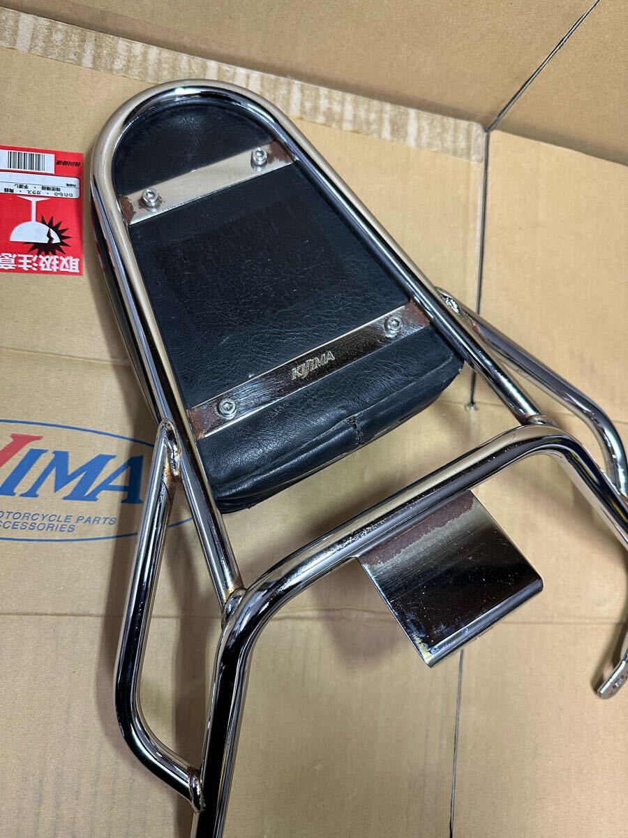 アドレスV125G キジマ バックレスト 社外品 タンデムバー シーシーバー