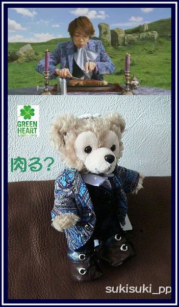 ダッフィーぬいば★　嵐　★　グリーンラベル　ＣＭコス　相葉君_1