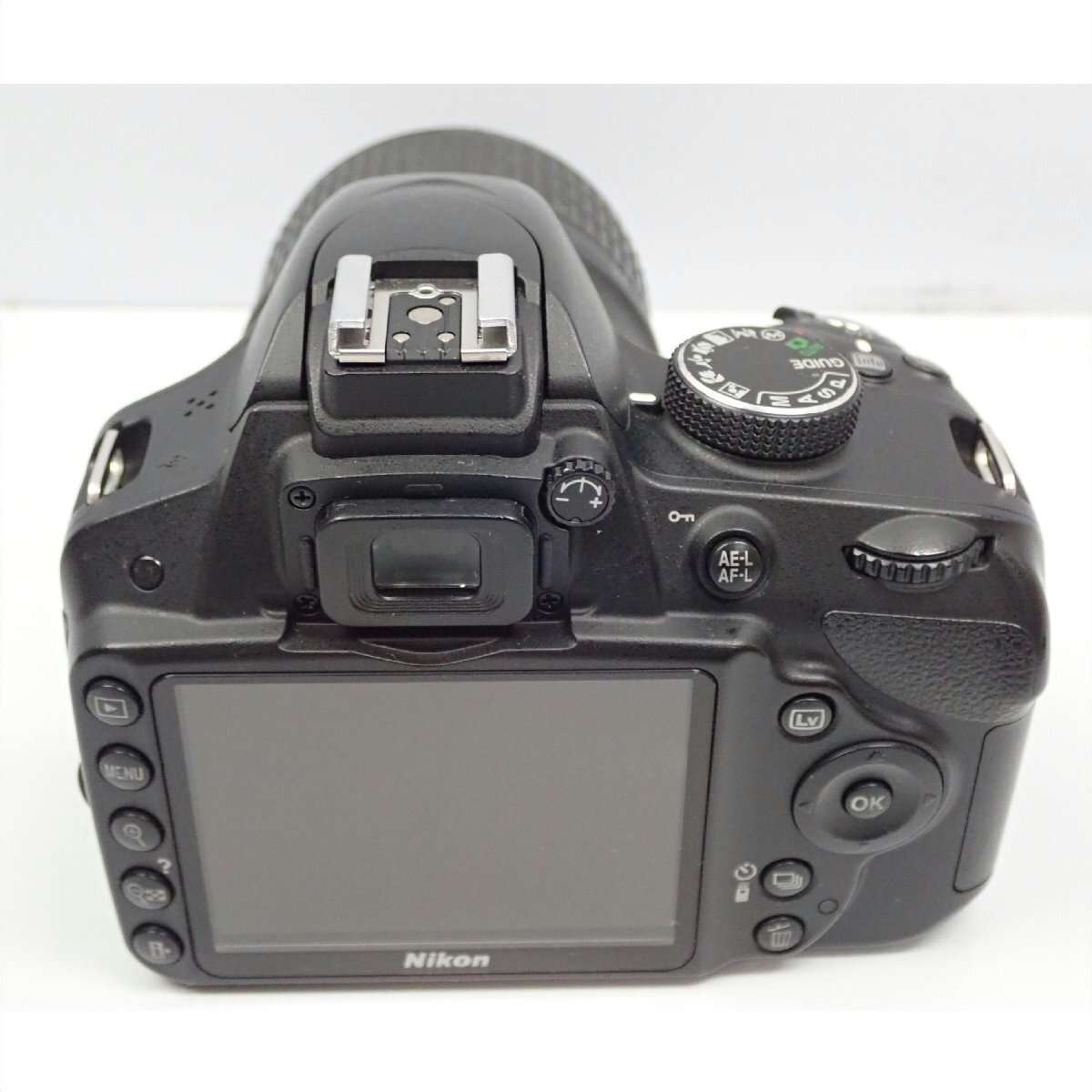 1円【ジャンク】Nikon ニコン/デジタル一眼カメラレンズセット AF-S NIKKOR 18-55mm F3.5-5.6G付き/D3200/62_5