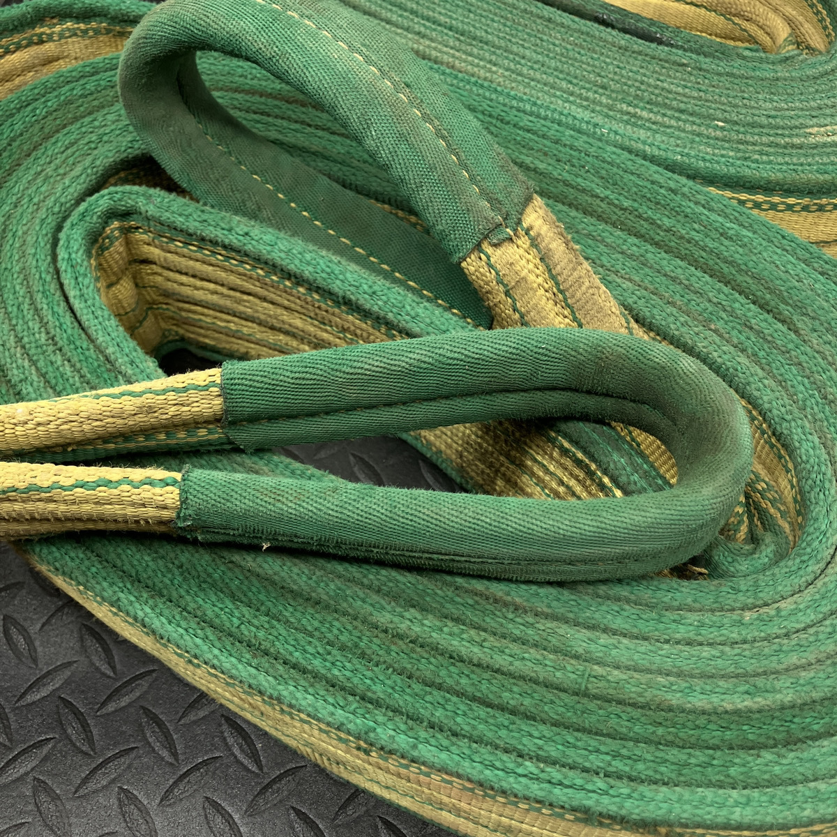 中古 スリングベルト 幅:100mm 全長:8m 2本セット_4