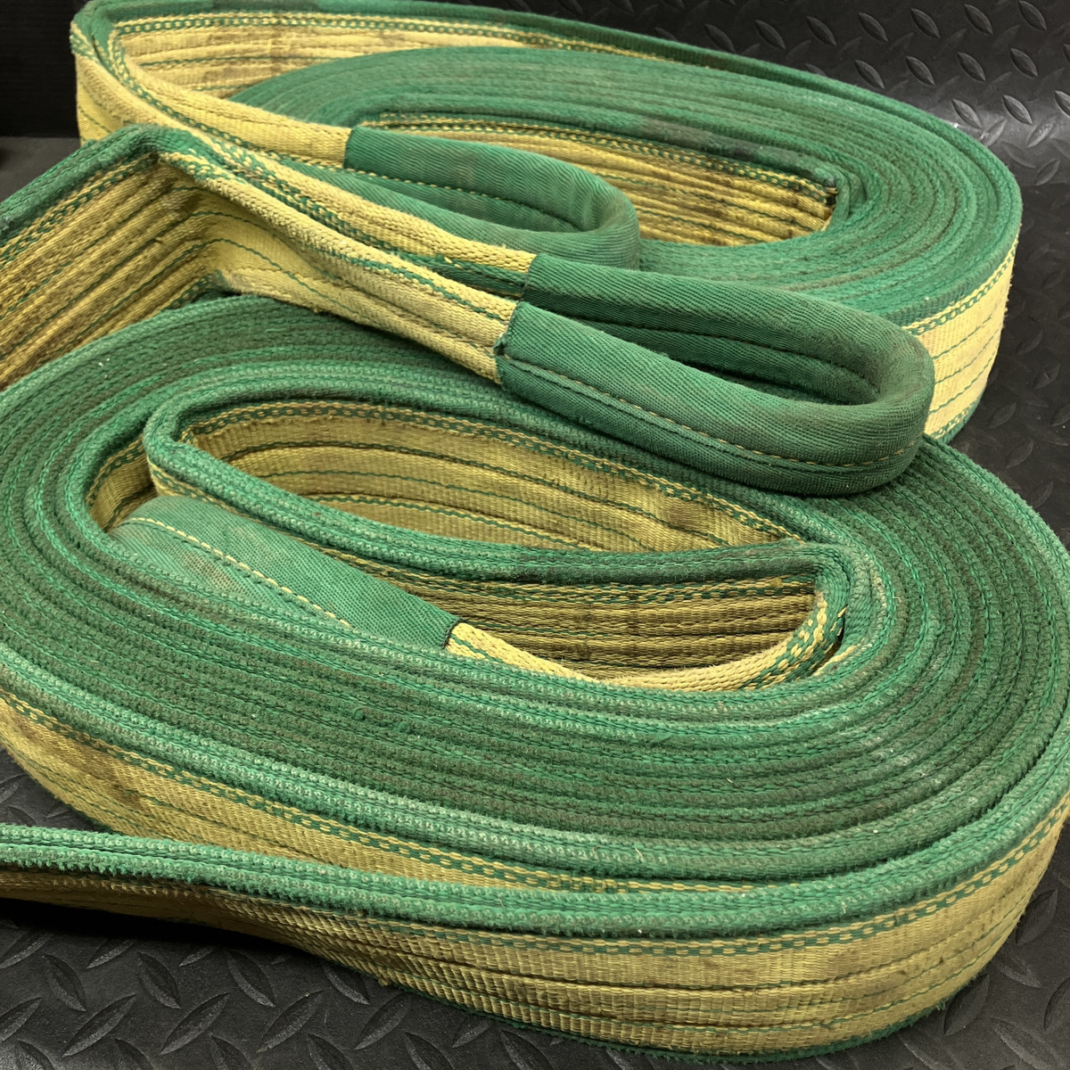 中古 スリングベルト 幅:100mm 全長:8m 2本セット_5