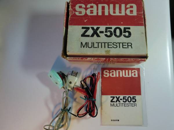 SANWA アナログ マルチテスター ZX-505 完動 品 の入札履歴 - 入札者の順位