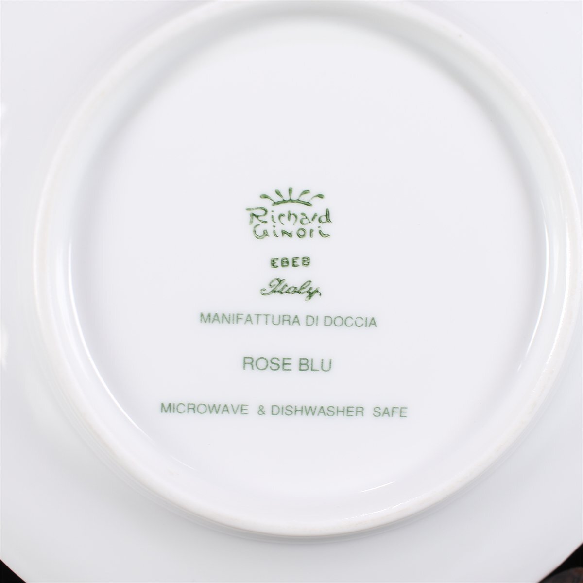 【吉】CK055 Richard Ginori 【リチャードジノリ】 染付花紋 デミタス カップ＆ソーサー 2組 4点セット／美品！_10