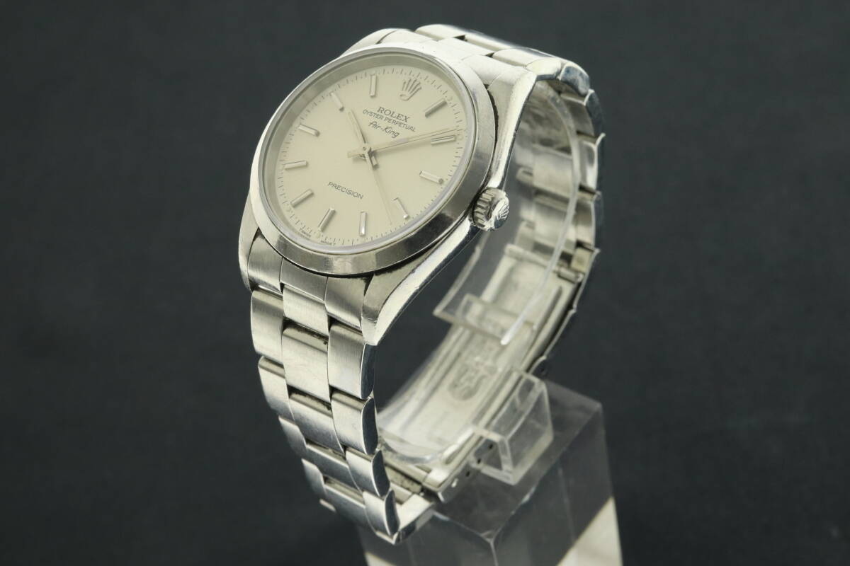 LVSP7-3-20 7T033-2 ROLEX ロレックス 腕時計 14000 オイスターパーペチュアル Air-King エアキング T番 約93g メンズ シルバー ジャンク_2