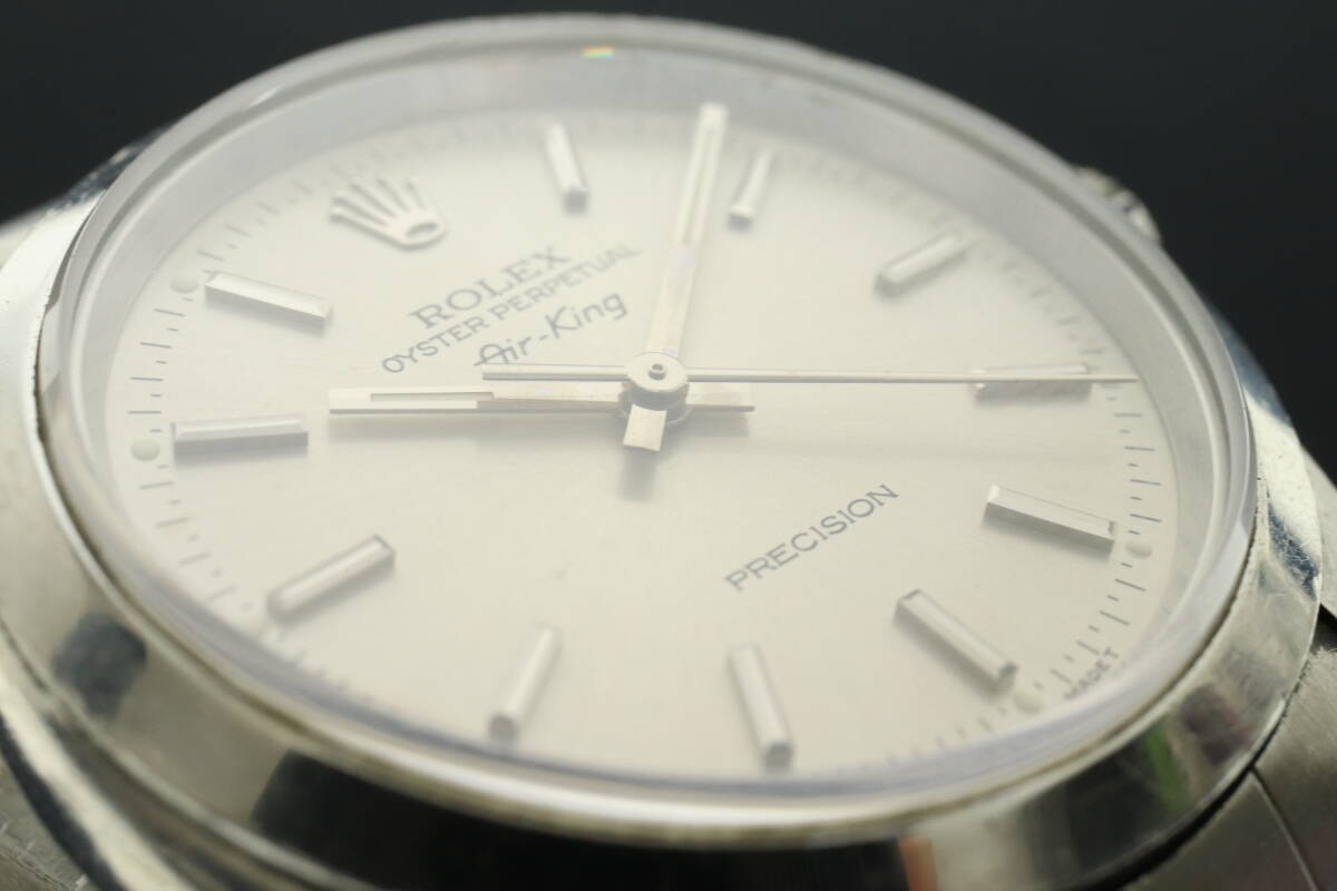 LVSP7-3-20 7T033-2 ROLEX ロレックス 腕時計 14000 オイスターパーペチュアル Air-King エアキング T番 約93g メンズ シルバー ジャンク_5