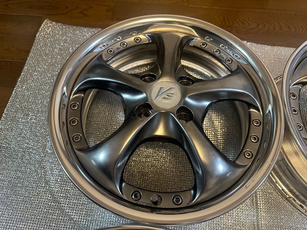 ワーク　WORK VS-KF15インチ　5J ET45 4穴100 4本セット_2