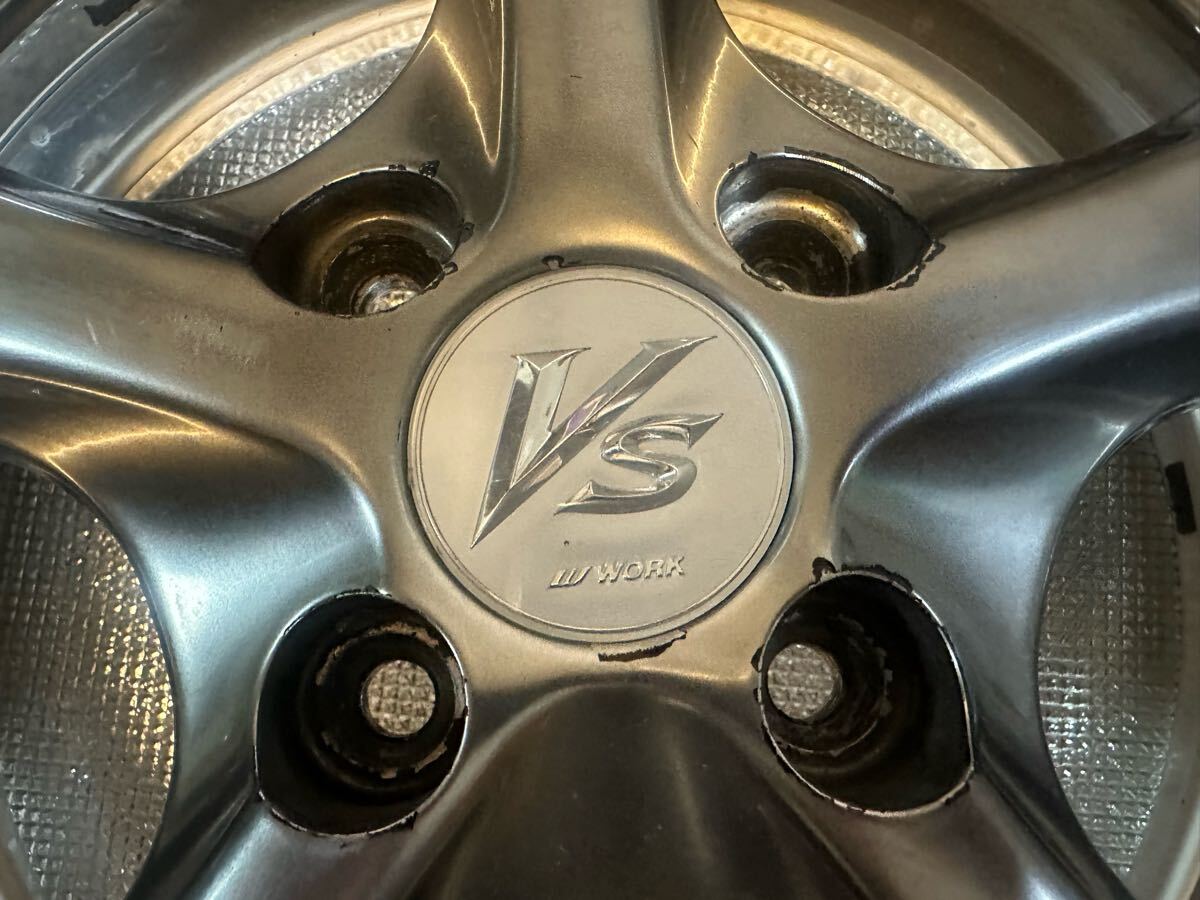ワーク　WORK VS-KF15インチ　5J ET45 4穴100 4本セット_7