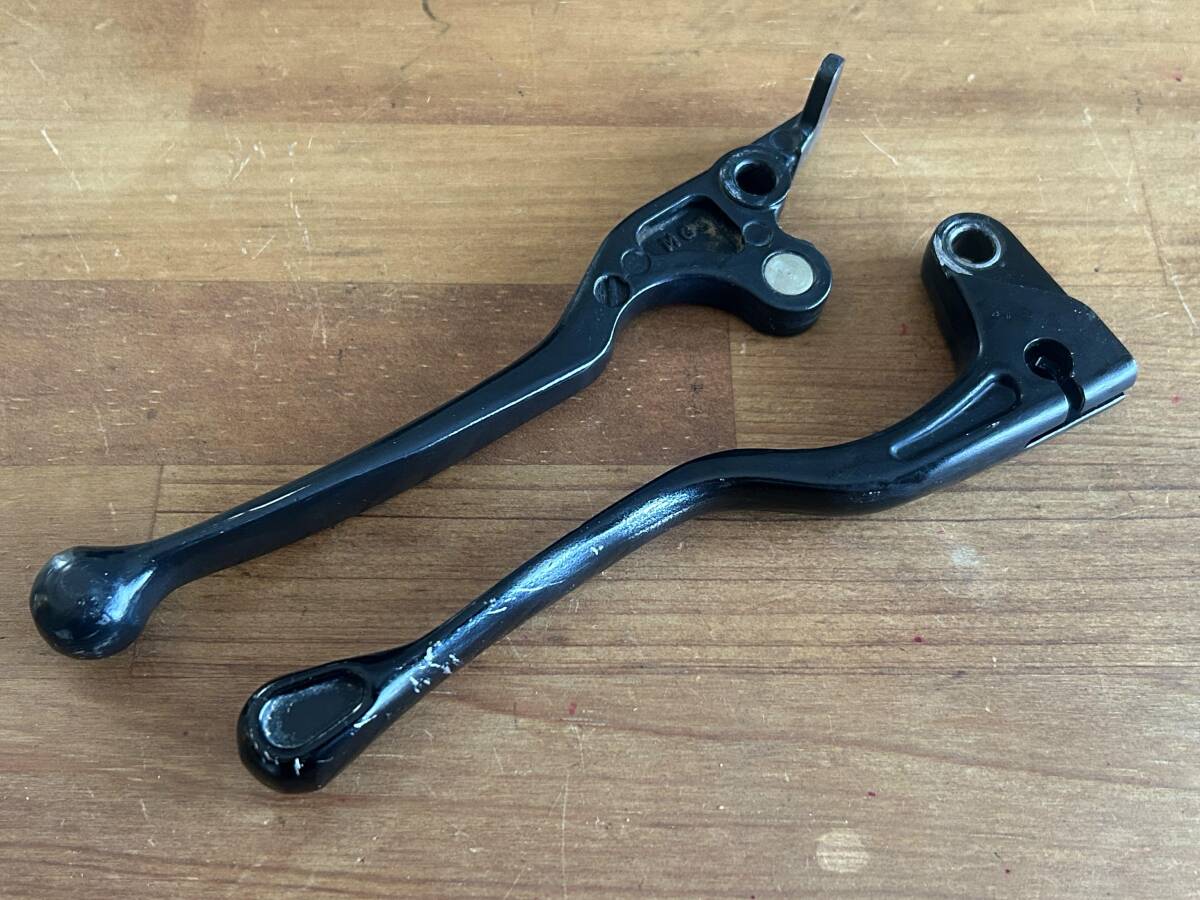 【中古】XR250R ME06 ブレーキレバー&クラッチレバー　　検)XLR250R BAJA XR250 CRM250R CRM250AR _1