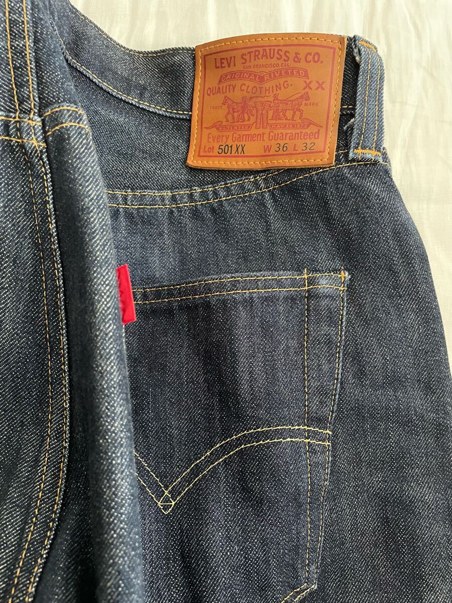 Levi's Vintage Clothing リーバイス 501xx 47モデル 革パッチ 片面赤