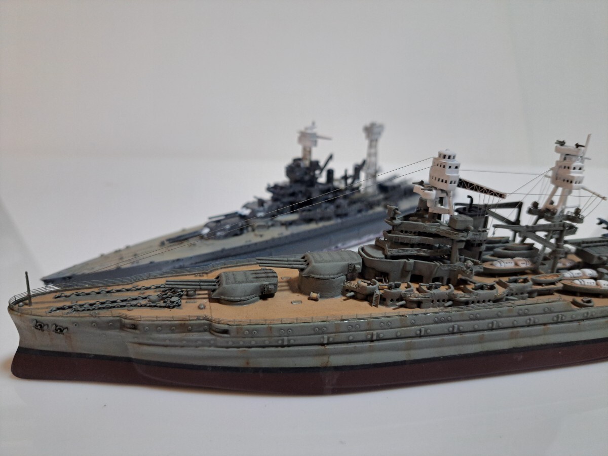 完成品1／700 アメリカ戦艦　アリゾナ&メリーランド ピットロード_1