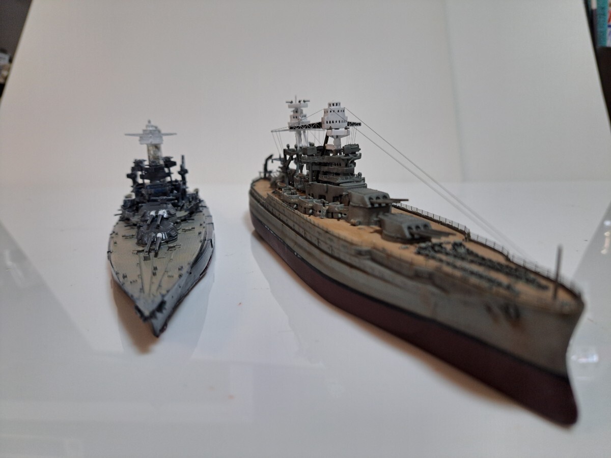 完成品1／700 アメリカ戦艦　アリゾナ&メリーランド ピットロード_6
