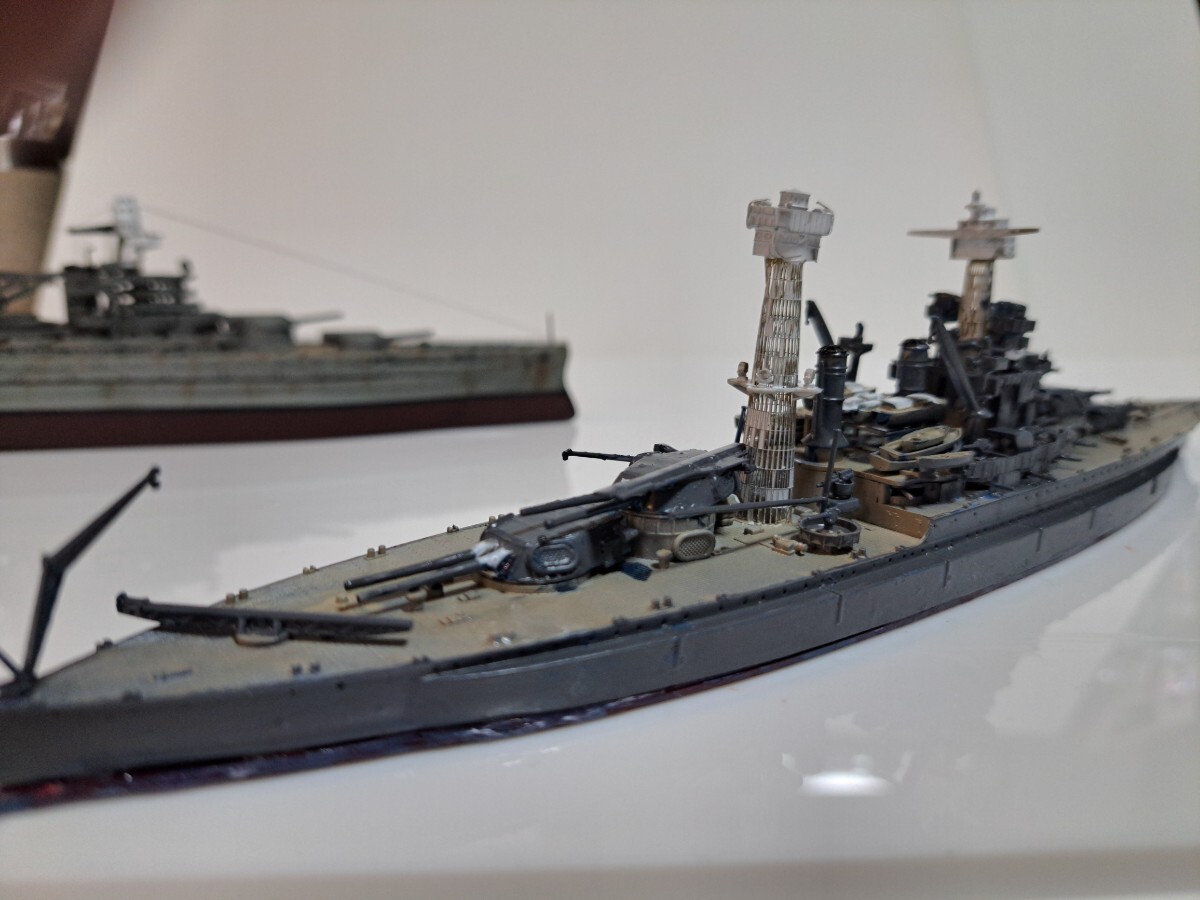 完成品1／700 アメリカ戦艦　アリゾナ&メリーランド ピットロード_9